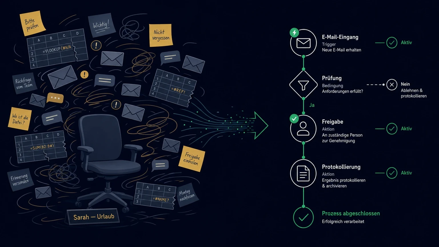 Workflow Debt im Mittelstand: Wie Excel, E-Mail und Chat zur heimlichen Betriebsablage werden