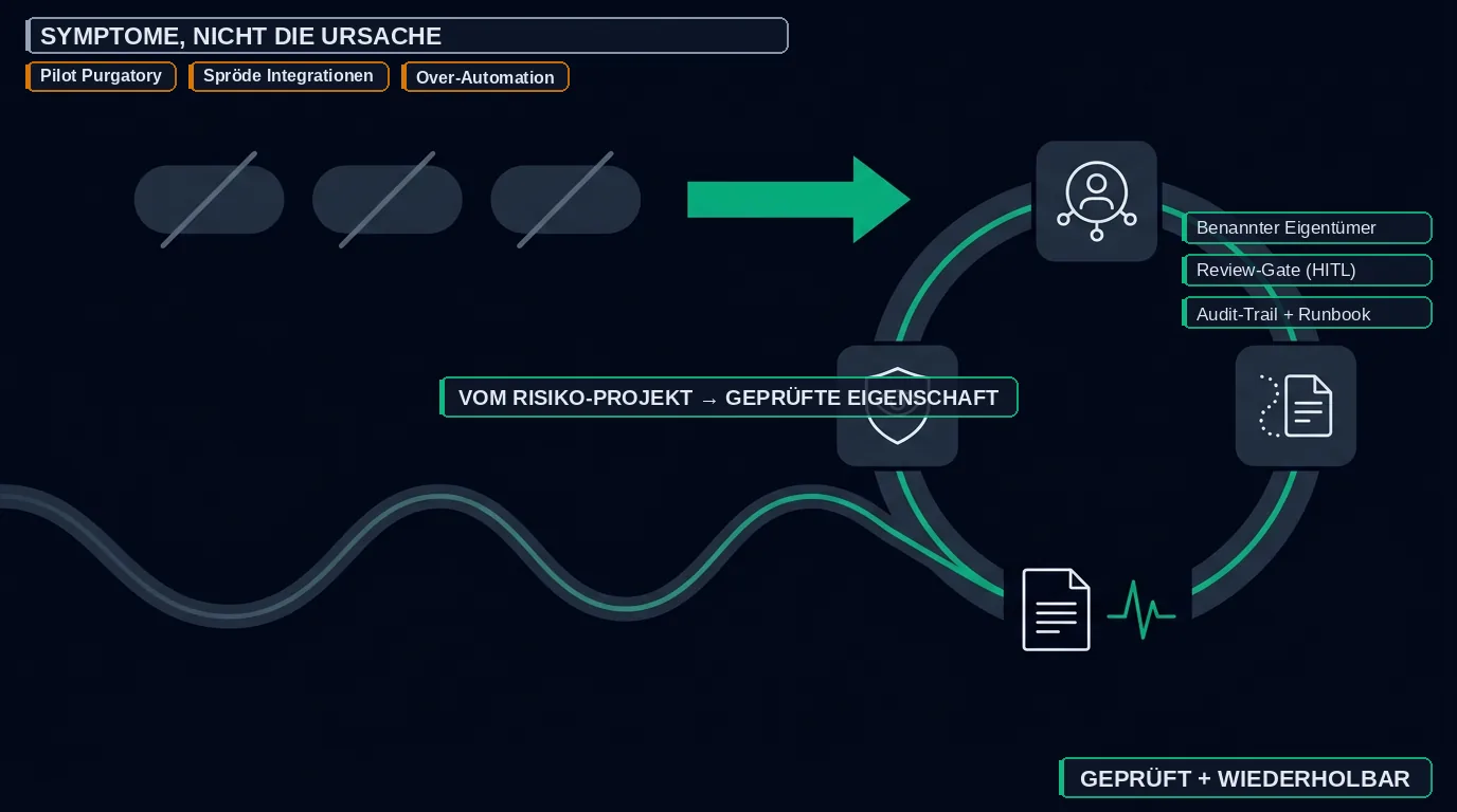 Artikel-Takeaway: Vom riskanten Rollout zur geprüften Automation-Eigenschaft