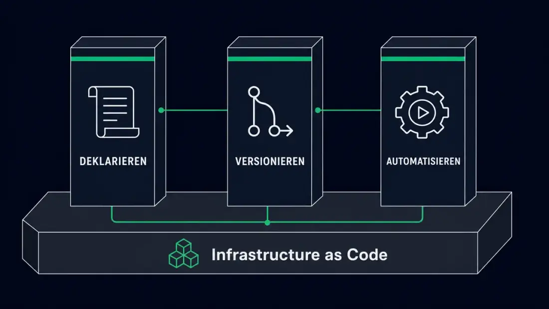 Drei Säulen von Infrastructure as Code: Deklarieren, Versionieren, Automatisieren