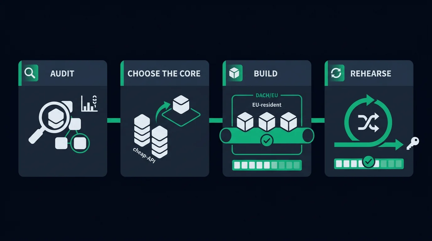 90-day starter plan for sovereign AI procurement: audit, choose the core, build, rehearse